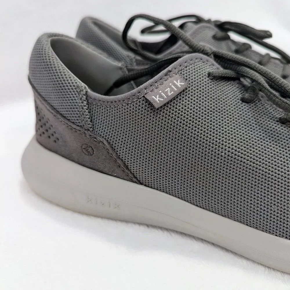 KIZIK Madrid Eco Knit Sneakers 10 Men's Smoke Gray Hands-Free Unisex - Picture 3 of 8